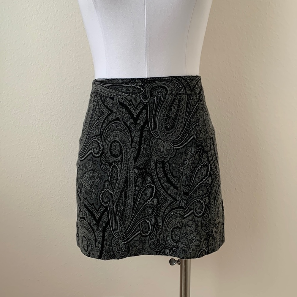 Express Paisley Mini Skirt